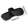 thumbnail image 4 of ¡Precios en Caída!, Clip para gafas de visera solar para coche, de gamuza, para guardar gafas, magnético, universal, con doble tarjeta Akmoler, 4 of 8