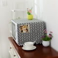 thumbnail image 3 of Universal Cotton Linen Dust Cover with Storage Bag for Kitchen Microwave Oven, 3 of 8