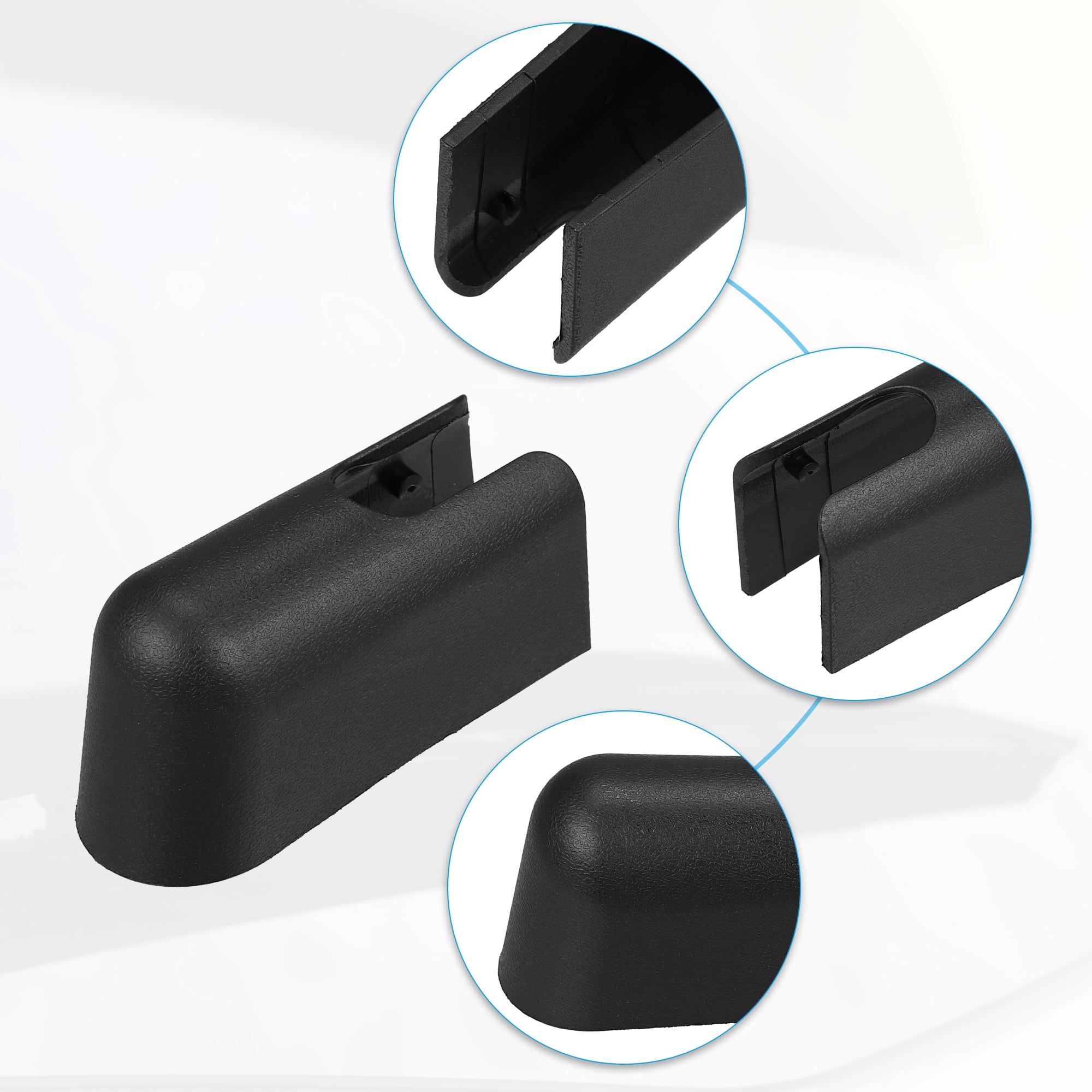 Unique Bargains Rear Wiper Arm Nut Cover Cap for Ford Expedition 1-Pack Black
