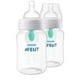 thumbnail image 1 of Paquete de 2 Biberones Anticólicos Philips AVENT con Ventilación AirFree, 9 oz, Transparente, SCY701/92, 1 of 3