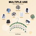 thumbnail image 4 of Organizador de leggings Volnamal para armario con 10 clips, capacidad para 40 leggings, 4 of 8