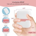thumbnail image 7 of Wiher Ice Roller for Face, 2 in 1 Double Ended Facial Ice Roller Massager for Puffiness, Wrinkle Reduction, Skin Tightening, Pink, 7 of 7