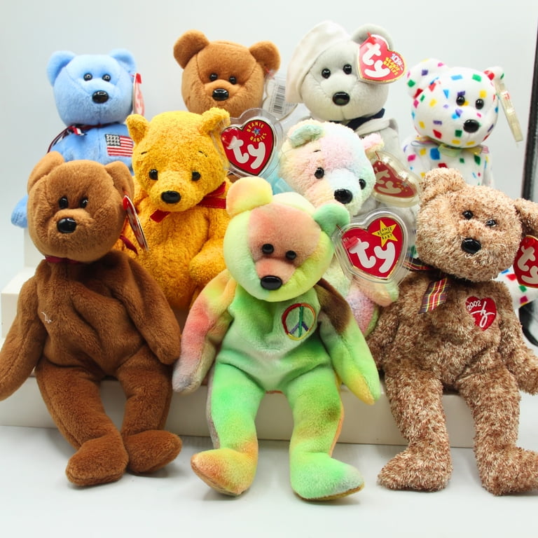 Ty Beanie Babies ぬいぐるみ 10個 Ty Beanie Babies - Assorted Lot of 10 Bears | MWMTs | All