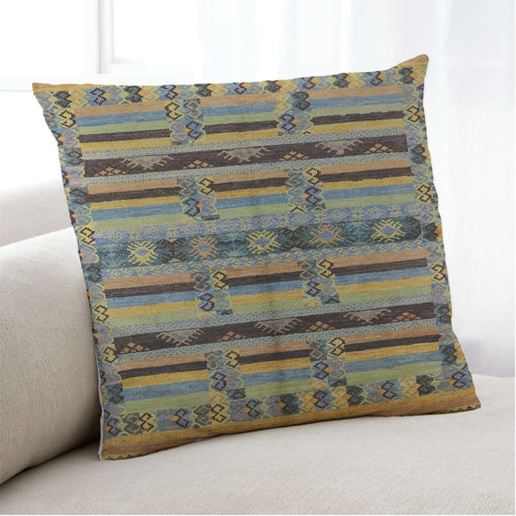 Ahgly Company Indoor Square Mid-Century Modern Throw Pillow, 18 inch by 18 inch