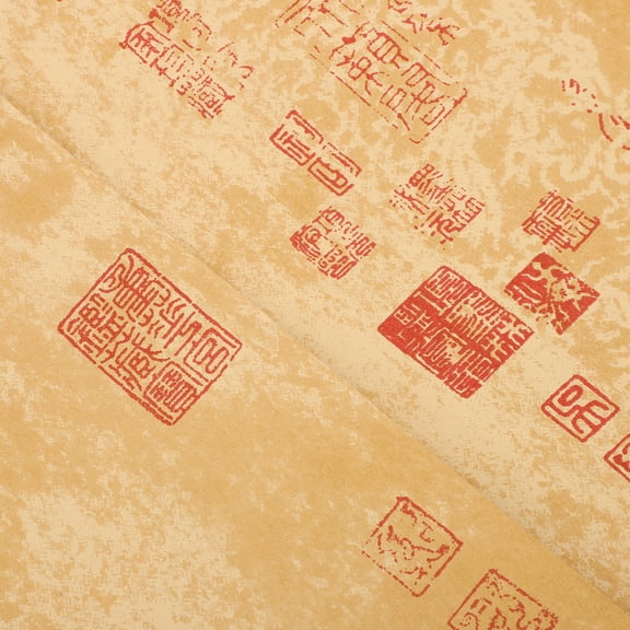 CTIRCHIU Khaki Professional Calligraphy Paper for Calligraphy Lightweight and Versatile 5Sheets