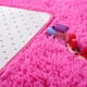 thumbnail image 4 of Alfombra de Área Noahas Esponjosa Rosa Intenso para Dormitorio Infantil 120x180 cm, 4 of 7