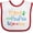White and Red, variant on Inktastic Mimi and Pawpaw Love Me Boys or Girls Baby Bib