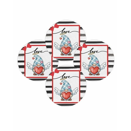 Valentine s Day Round Placemats Set of 4 Gnome Wings Place Mats Washable Woven Placemat Romantic Love Heart Stripes Circle Braided Table Mat for Kitchen Dining Table Wedding Party Home Decor 15 Inch Valentine s Day Round Placemats Set of 4 Gnome Wings Place Mats Washable Woven Placemat Romantic Love Heart Stripes Circle Braided Table Mat for Kitchen Dining Table Wedding Party Home Decor 15 Inch