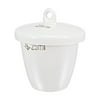 25ml Porcelain Crucible Cup with Lid for Foundry Melting Casting Refining