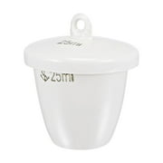 25ml Porcelain Crucible Cup with Lid for Foundry Melting Casting Refining