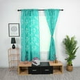 thumbnail image 1 of Cqxid Rideau à Moins de 10 $ Vignes Feuilles Tulle Porte Fenêtre Rideau Draperie Panneau Voile Foulard, 1 of 9