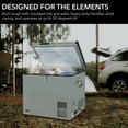 thumbnail image 2 of Whynter 45-Quart Portable Freezer, Stainless Steel, 2 of 8