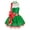 Green, variant on Zaldita Girls Christmas Mrs Santa Costume Sequin Bowknot Dance Dress Tutu Princess Dress for Red 6