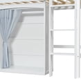 thumbnail image 6 of MODERNLUXE Wood Full Size Loft Bed with Storage Cabinets and Wardrobe, Storage Bed with LED Light, White, 6 of 13