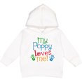 thumbnail image 2 of Inktastic My Poppy Loves Me Toddler Hoodie, 2 of 4
