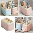 thumbnail image 6 of WASHWEPE Stationery Pencil Cup Pink Plastic 1Pcs 7.5X4.7X4.3in For Families Home Organization, 6 of 8