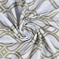 thumbnail image 3 of Diamonte Printed 100% Cotton 70" x 72" Shower Curtain in Gold, 3 of 3