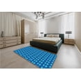 thumbnail image 4 of Ahgly Company Indoor Square Patterned Blueberry Blue Area Rugs, 6' Square, 4 of 6