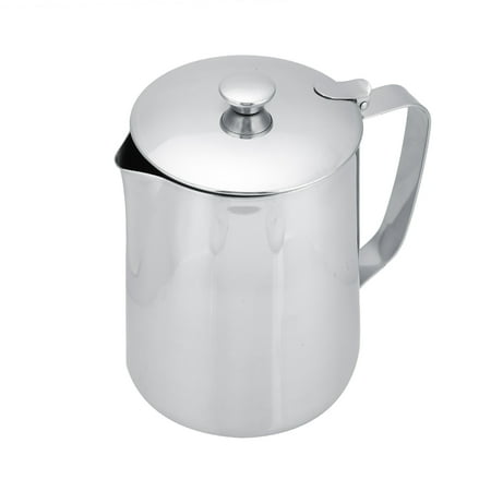 

Stainless Steel Mug No Spill Save Space Frothing Cup For Water Coffe