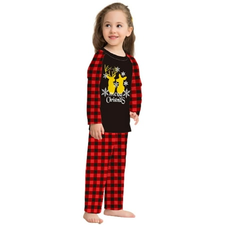 

Family Matching Pajama Sets Elk Snowflake Print Sleepwear Holiday PJS for Couples and Kids Christmas Pajamas for Family Christmas Gifts for Family