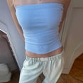 thumbnail image 5 of Hirigin Women Y2k Tube Crop Tops Strapless Backless Off Shoulde Bandeau Top Sexy Slim Fit Going Out Tank Tops, 5 of 5
