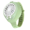 thumbnail image 3 of Ventilador Para Reloj Portátil Personal USB Ventilador Pequeño, Ventilador De Mano, Batería Incorporada De 800 MAh Recargable Para Viajes O Verde Baoblaze Ventilador de muñeca, 3 of 8