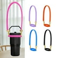 thumbnail image 2 of Waroomhouse Silicone Water Bottle Handle Strap for 12-40 Oz Bottles - Adjustable Water Cup Accessories for Walking Hiking Traveling, 2 of 7