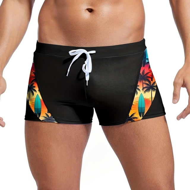Bañador de playa deportivo informal y moderno para hombre