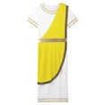 thumbnail image 5 of inhzoy Mens Ancient Greek Roman Caesar Toga Robe Dress-Up Yellow 3XL, 5 of 7