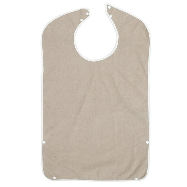 1 PC Impermeable Adulto Comiendo Delantal Práctico Fibra Alimentación Babero Adulto Babero