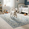 thumbnail image 3 of Homore Traditional Pattern Mystic Medallion Area Rug, 2' x 3', Cream, 3 of 8