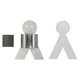 thumbnail image 4 of Non-punch Adhesive Wall Mount Mop Hanger Hanger Clip Seamless Mop Hook, 1-pack, Grey, 4 of 5