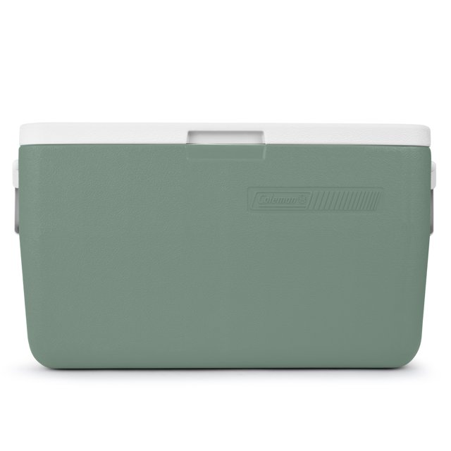 Coleman Chiller 48-Quart Hard Cooler, 45.4-Litre Portable Beach and Ice Chest Camping Cooler, Hickory Moss