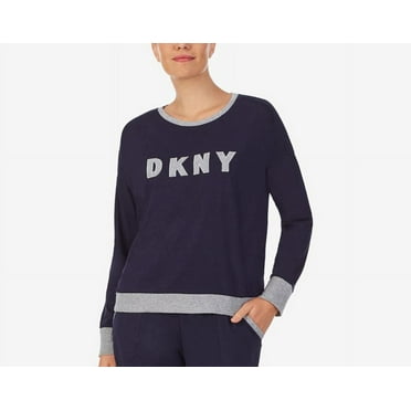 DKNY Womens Embroidered Top