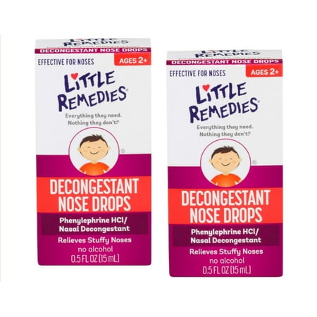 Little Noses Decongestant Nose Drops 0.50 oz (Pack of 2)