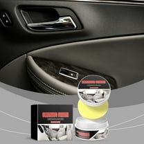 Car Interior Cleaning Cream 500ml – Multi-Surface Cleaner for Leather, Vinyl, Plastic, Includes Sponge Applicator, Removes Dirt & Stains, Restores Shine & Protects