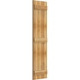 thumbnail image 2 of 16 1/8"W X 62"H Timbercraft Three 5 3/8" Boards Joined Board-N-Batten Shutters, Rough Sawn Western Red Cedar (Per Pair), 2 of 13