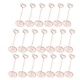 thumbnail image 1 of 20pcs Heart Shape Table Photo Holder,Table Number Card Holders Table Picture Stand Place Card Holder Place Card Holders for Wedding Photos Food Signs Memo Notes Restaurant, 1 of 7