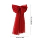 thumbnail image 3 of Decoración de lazo de terciopelo para árbol de Navidad 75cm | Adorno de cinta de felpa roja de gran tamaño | Decoración de pared para ventana colgante | Pliegue de memoria que no se desvanece, 3 of 6