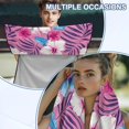 thumbnail image 6 of Garronmavis Tropical Hibiscus Print Front Car Seat Towel Cover 1 PC Stain Resistant Easy Installation Universal Fit Breathable Car Seat Protector for Cars SUVs Trucks Sedans Vans, 6 of 9