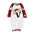 thumbnail image 2 of Onlypjs Monogram A–Z Family Matching Christmas Pajamas for Women, Men, Couples, 2 of 6