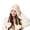 1-Beige1940, variant on XIAOCHA Womens Knit Ear‑Flap Beanie Pom‑Pom Solid Color Windproof Ski Trapper Hat,Beige