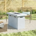 thumbnail image 2 of Mondawe 25" H Fiber Reinforced Concrete Propane Outdoor Fire Pit Table, 2 of 9