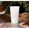 thumbnail image 3 of KITCH 24/7 White Compostable Paper Hot Cup, 20 Ounce -- 1000 per case, 3 of 4