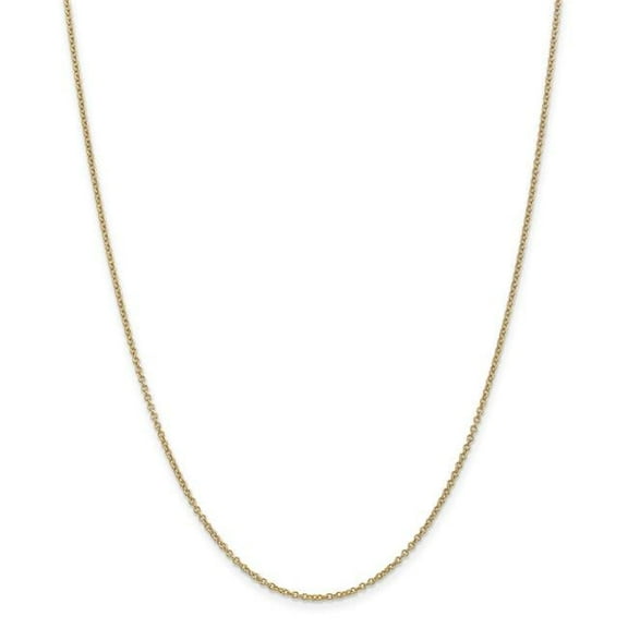 Primal Gold 14 Karat Yellow Gold 1.4mm Cable Chain