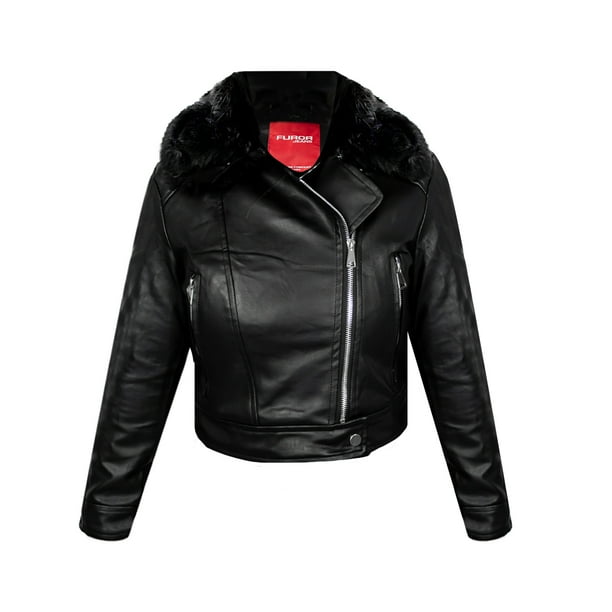 Chamarra Biker Chamarra De Piel Con Peluche CHAMARRA PARA DAMA DE