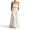 White, variant on Womens Sets 2 Piece Outfits Skirts Summer Trendy Spaghetti Strap Ruffled Crop Top & High Waist Maxi Skirt Casual Going Out Vacation