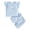 Blue, variant on enyan Summer Clothes for Toddler Baby Girl 3 6 12 18 Months 2T 3T 4T 5T Girls Outfits Cute Dinosaur Tank Tops+Shorts Outfits Lightweight Elastic Cotton Short Sets(Blue,18-24 Months)