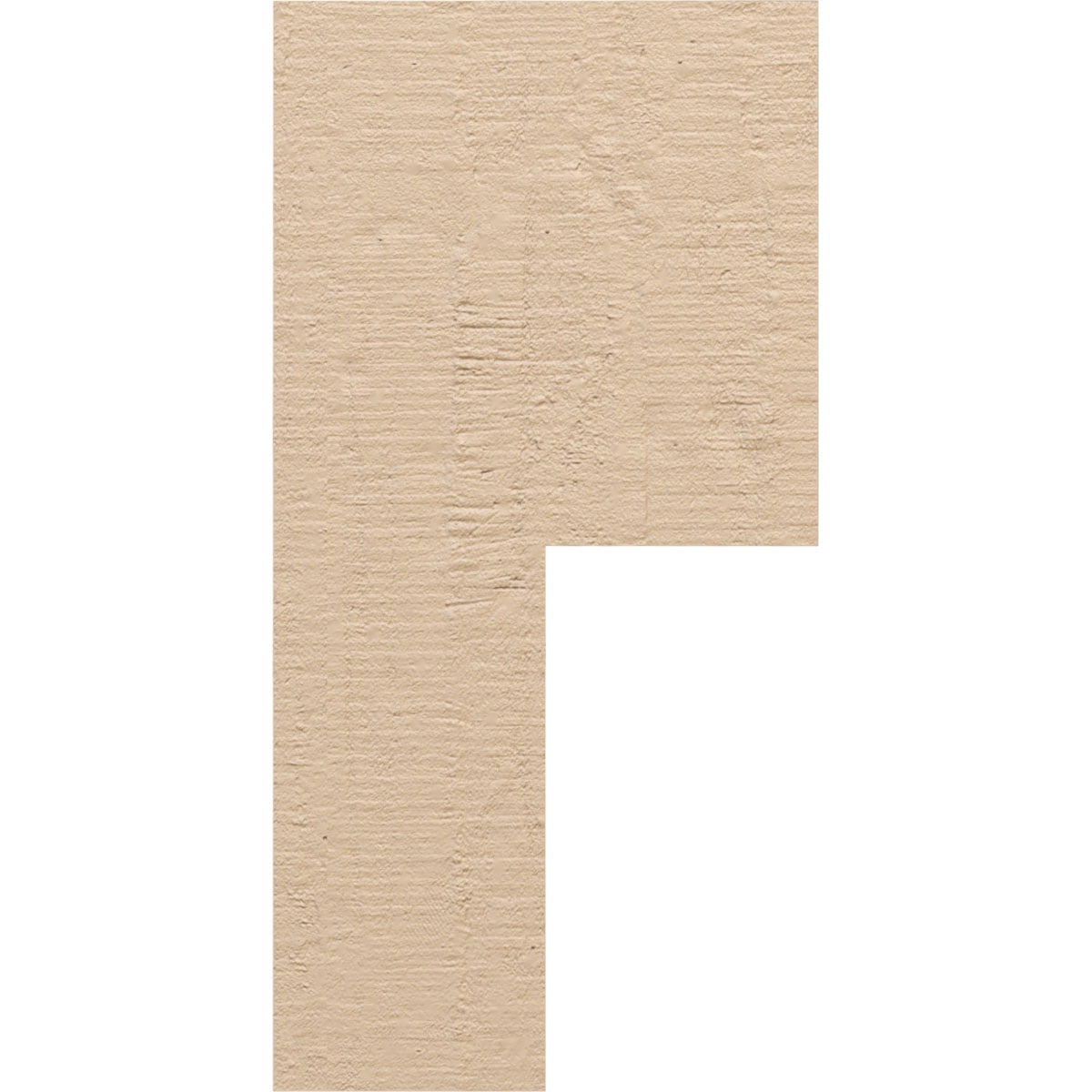 8"W x 8"D x 16"H Wide Chapel Hill Rough Cedar Woodgrain TimberThane Corbel, Primed Tan