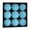 Blue-BU, variant on JJV 9 Pcs Velvet Christmas Ball Ornaments, 3.15 Inch Flocked Shatterproof Xmas Tree Decor, Solid Color Christmas Balls Hanging Ornaments